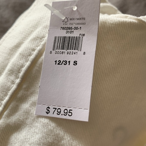 NWT GAP 12/31 loose mid rise split bottom jeans - Picture 5 of 10